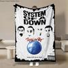 8 Size Heavy-Metal-Band Flannel Blanket Throw Blanket Tourist Blanket Fashion Sofa Blankets Nap blankets for beds Kid Adult Gift