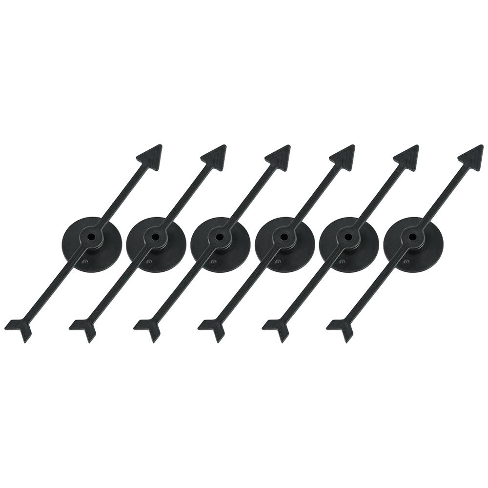 6 stücke Kunststoff Pfeil Spinner Zubehör für DIY Bord & Karte Spiele Kinder Kinder Schule Klassenzimmer Aktivitäten Party Spielzeug