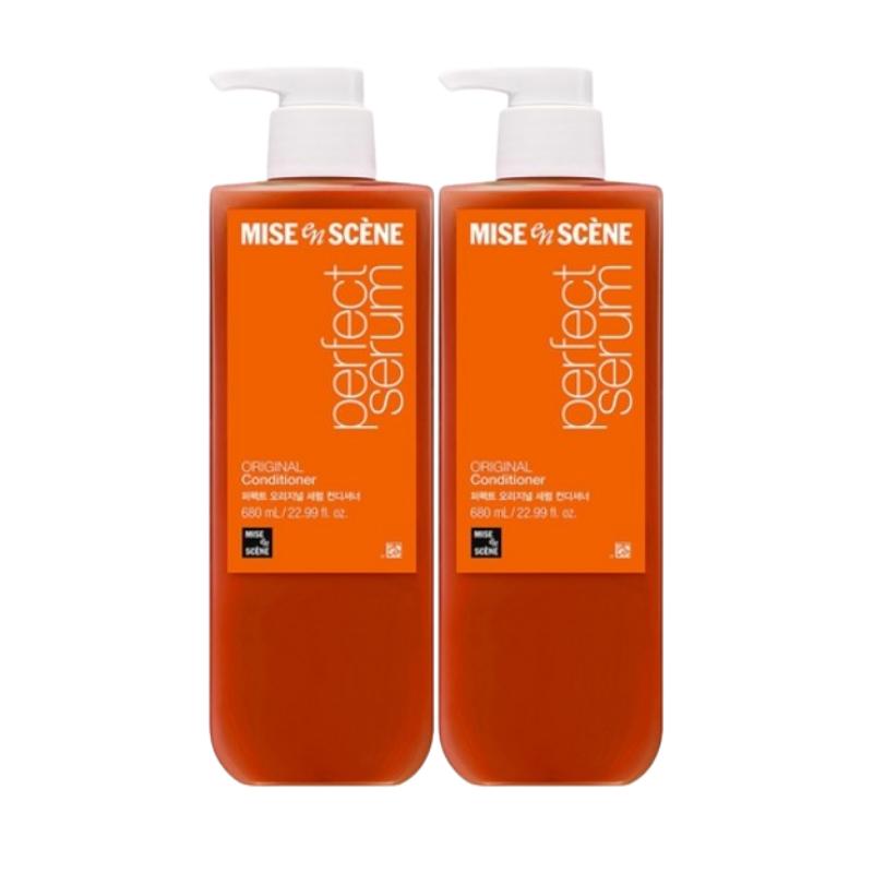 Mise en Scène Perfect Serum Original Conditioner 680ml | Damage Care & Nourishing Hair Conditioner | Shiny Silky Hair K-Beauty