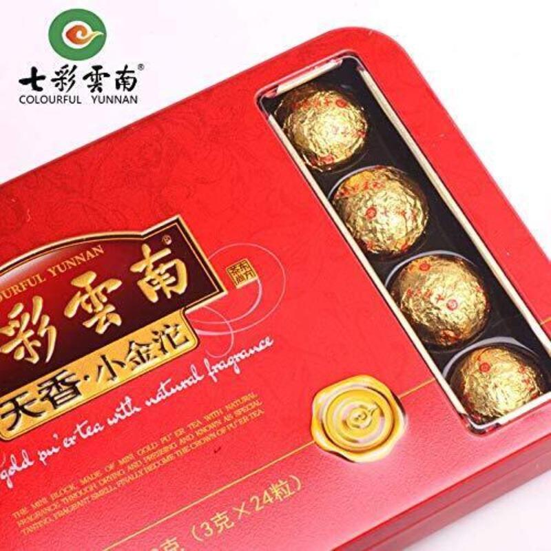 капсулы Raw Puer Tea Yunnan Pu-erh Tea 72г Китайский черный чай — фото 2