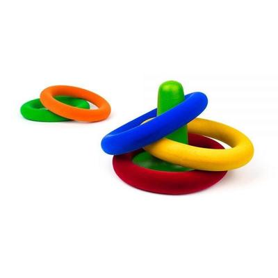 Rubaboo Ring Stacking Game Set 20095, Mixed Colors, 1 Set, Korean Baby Products