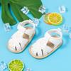 Summer Sandals Baby Shoes Boy Girl Flats Rubber Sole Anti-Slip Toddler Crib Shoes First Walker