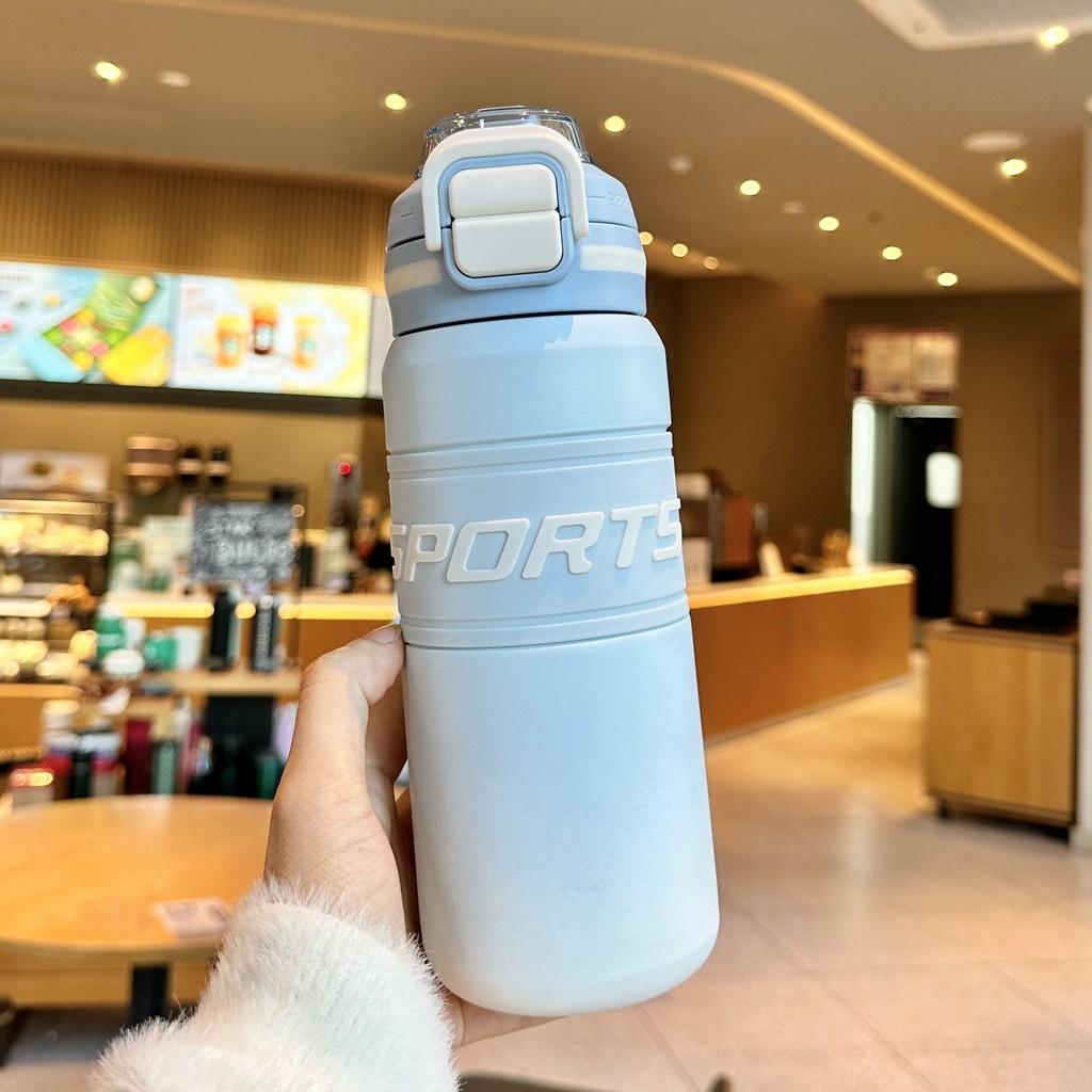 Travel Portable Insulated Mug With Straw Lock For Office And Outdoors