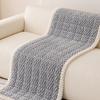Sofa Cushion Cover Thickened Plush Couch Covers Pet Friendly Soft Slipcover Protector for Living Room Bedroom