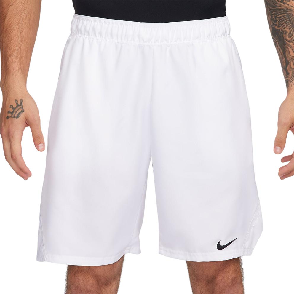 Nike Court Victory Solid Logo Elastic Waist Tennis Shorts Men shorts White FD5384-100
