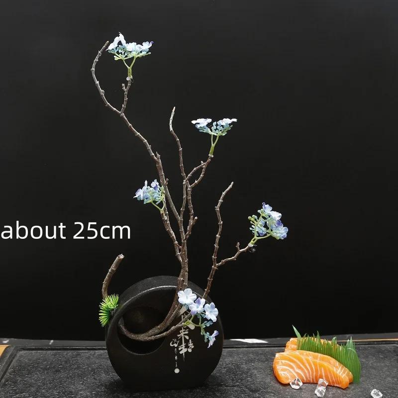 onigiri bento Sashimi Plate dish tray Decorative vase with flowers Sushi shop hotel Restaurant sea food decorations tree flower