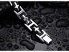 Titanium Steel Silicone Curved Bracelet for Men - Engravable Jewelry Accessory