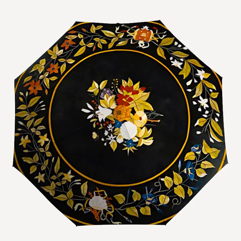 

1pc Floral Decorative Umbrella - Portable Home Essential, Durable Iron Frame with Rod Structure, Fashion Lovers yy250910050
