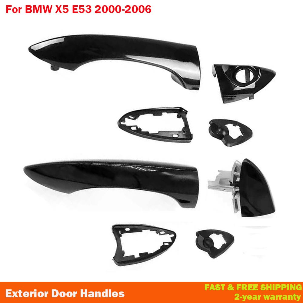 RHD Car Exterior Door Handles Car Right Side Door Handle Outer Outside For BMW X5 E53 2000-2006 ABS Car