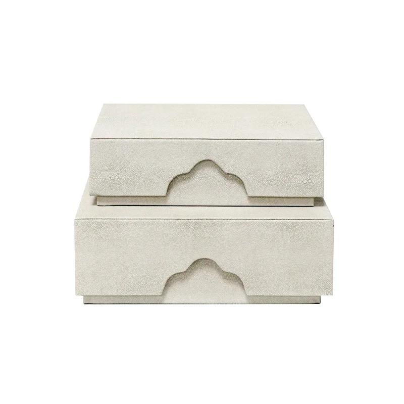 Große Schmuckschatulle mit Samt-Tablett-Organizer Tragbare Vitrine für Ringe Halsketten Armbänder Ohrringe - Aufbewahrungslösung für Accessoires