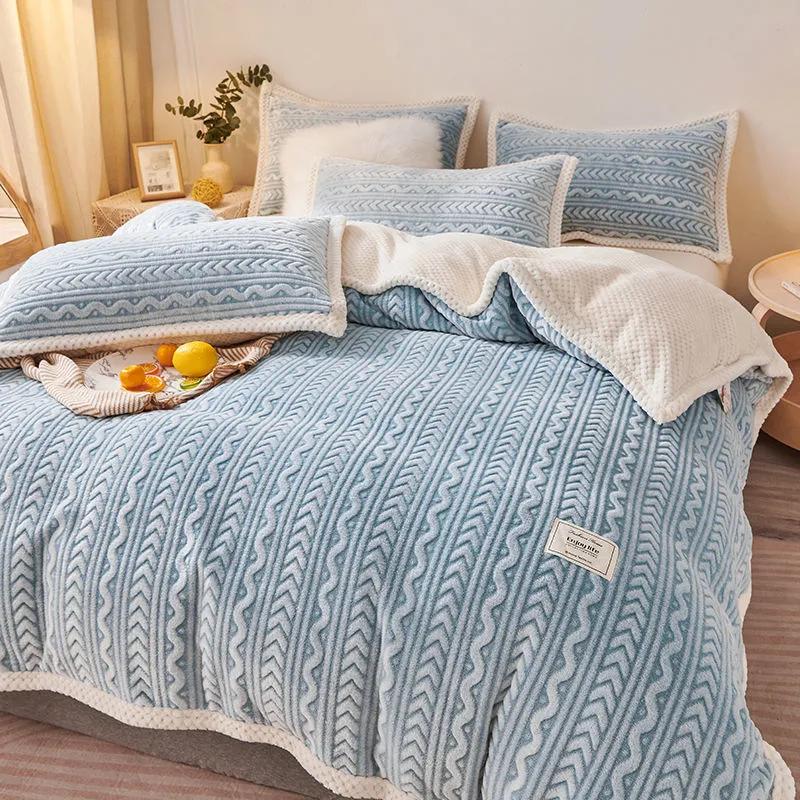 Buy Winter Thick Duvet Cover Blankets Double Sided Kids Adults Quilt