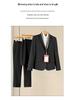 Women's 2025 Spring/Autumn High-End Professional Blazer, Goddess Style Suit Set