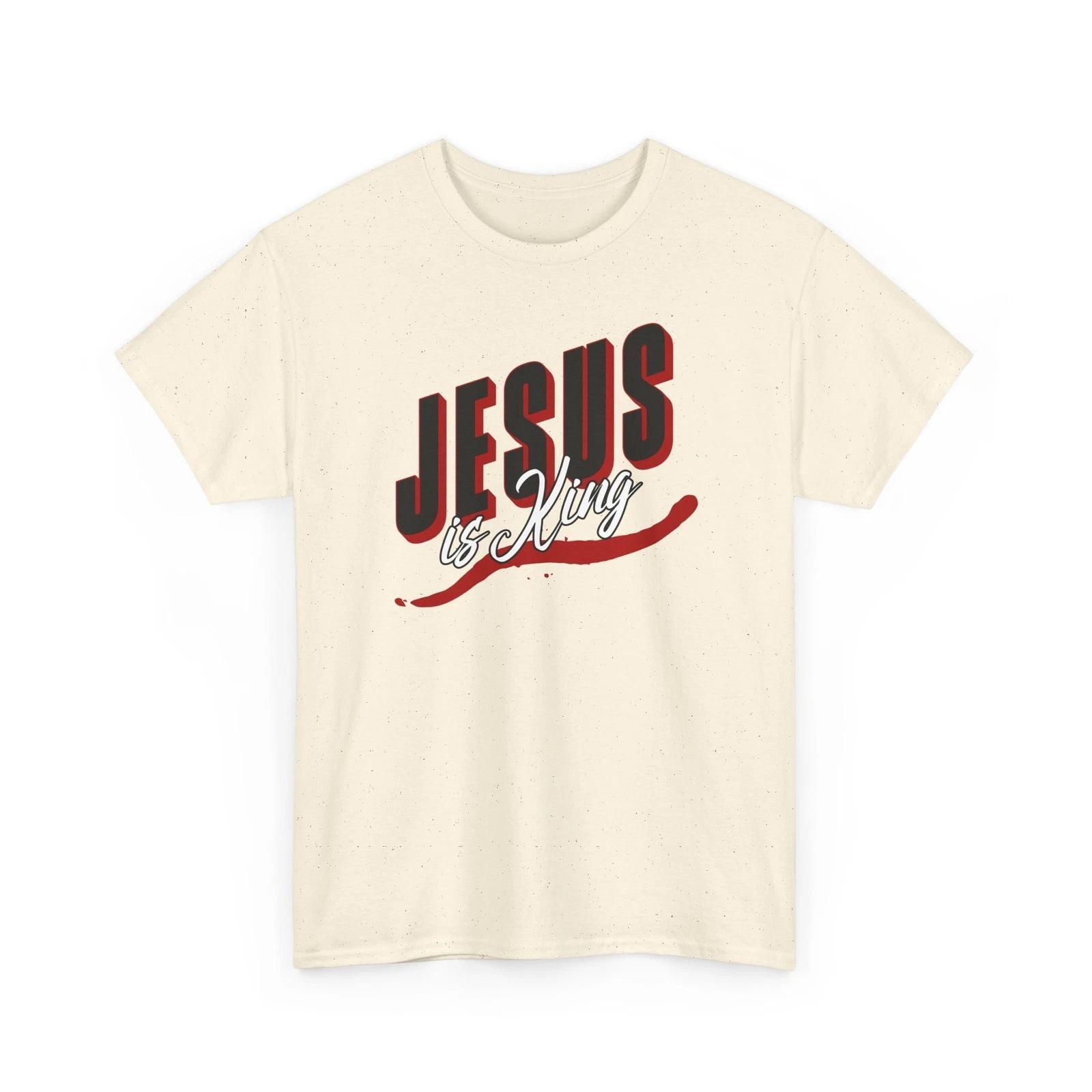 Jesus Is King Christian Bible Verse T-Shirt M