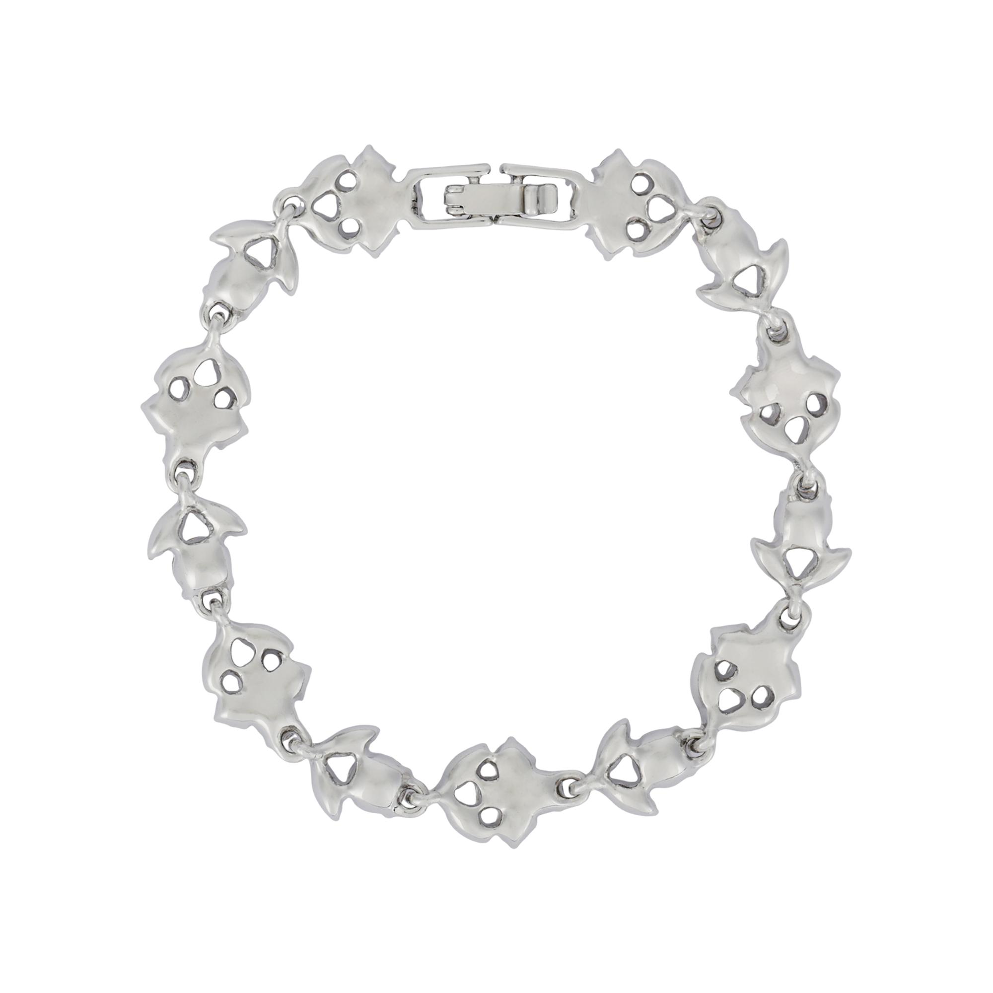 Givenchy Logo Design Bracelet Unisex Bracelets Silver 60516556-NY0 F,Silver