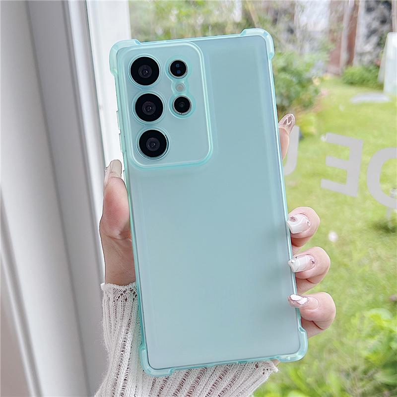 Candy Color Shockproof Transparent Matte Silicone Case On For Samsung Galaxy A56 A16 A36 A26 A06 A55 A35 A25 A15 A05S Soft Cover