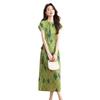 new green diamond dress women's fashion unique beautiful waist lace-up skirt