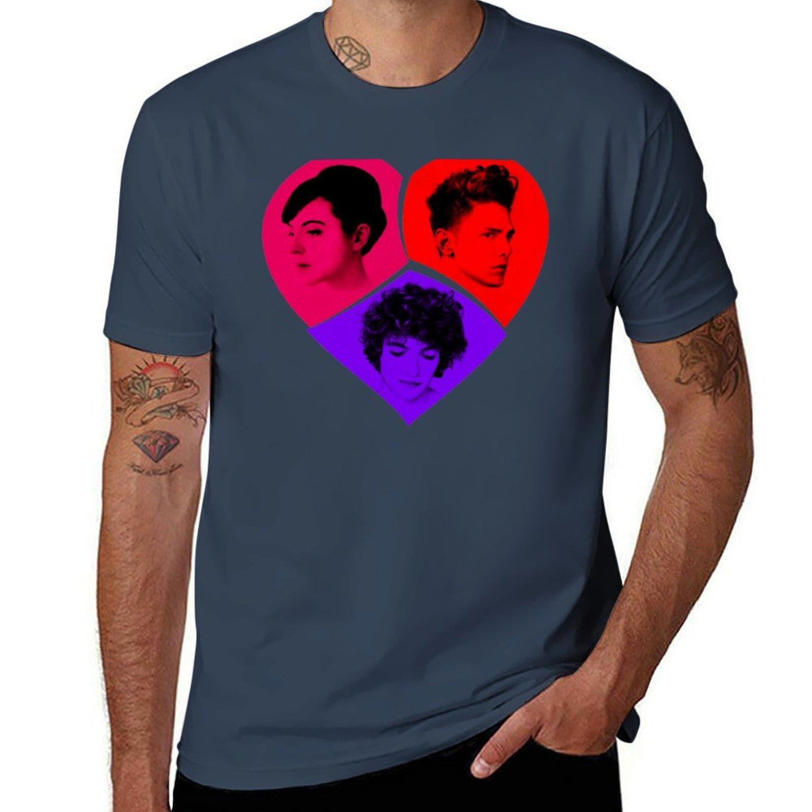 Les Amours Imaginaires Heartbeats Tshirt Fitness Training Breathable Tee S