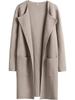 Women American Style Casual Lapel Coat Woolen European