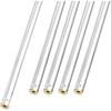 Uxcell 5 Sections Telescopic Antenna, 12 Inches 310mm Long for AM FM Radio TV, 5 Pcs Communications for Home Theater, Silver Tone
