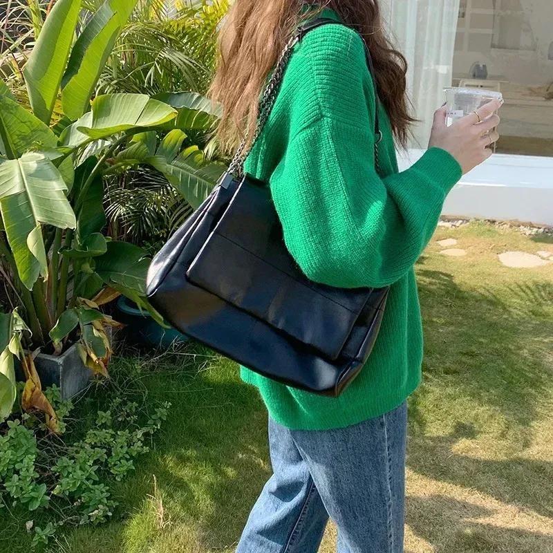 Высококачественная женская сумка через плечо из искусственной кожи — фото 5