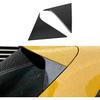 BOYOUS 2PCS ABS Carbon Fiber Style Car Tail Triangle Vent Tail Wing Side Window Frame Cover Trim Strip Exterior Accessories Fit for Honda 2023 2024