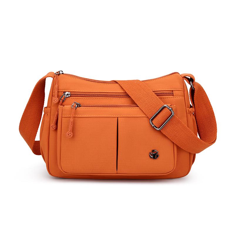 Casual Crossbody Tas voor Dames met Grote Capaciteit - Lichtgewicht Nylon, Meerdere Vakken voor de Zomer