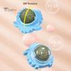 Wall Catnip Ball Toy Rotatable Catnip Ball Lick Treats Catnip Toy Sheep Shape Toy with Dust-Proof Cover for Cat Oral Health
