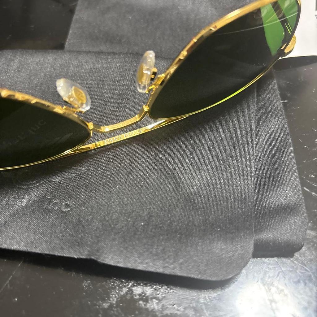 Used AMERICAN OPTICAL Sunglasses Gold Made in USA 100%UV