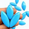 Turquoise Gemstone Marquise Cabochon Lot, Handmade Polished Turquoise Stones, Jewelry Making Cabochons