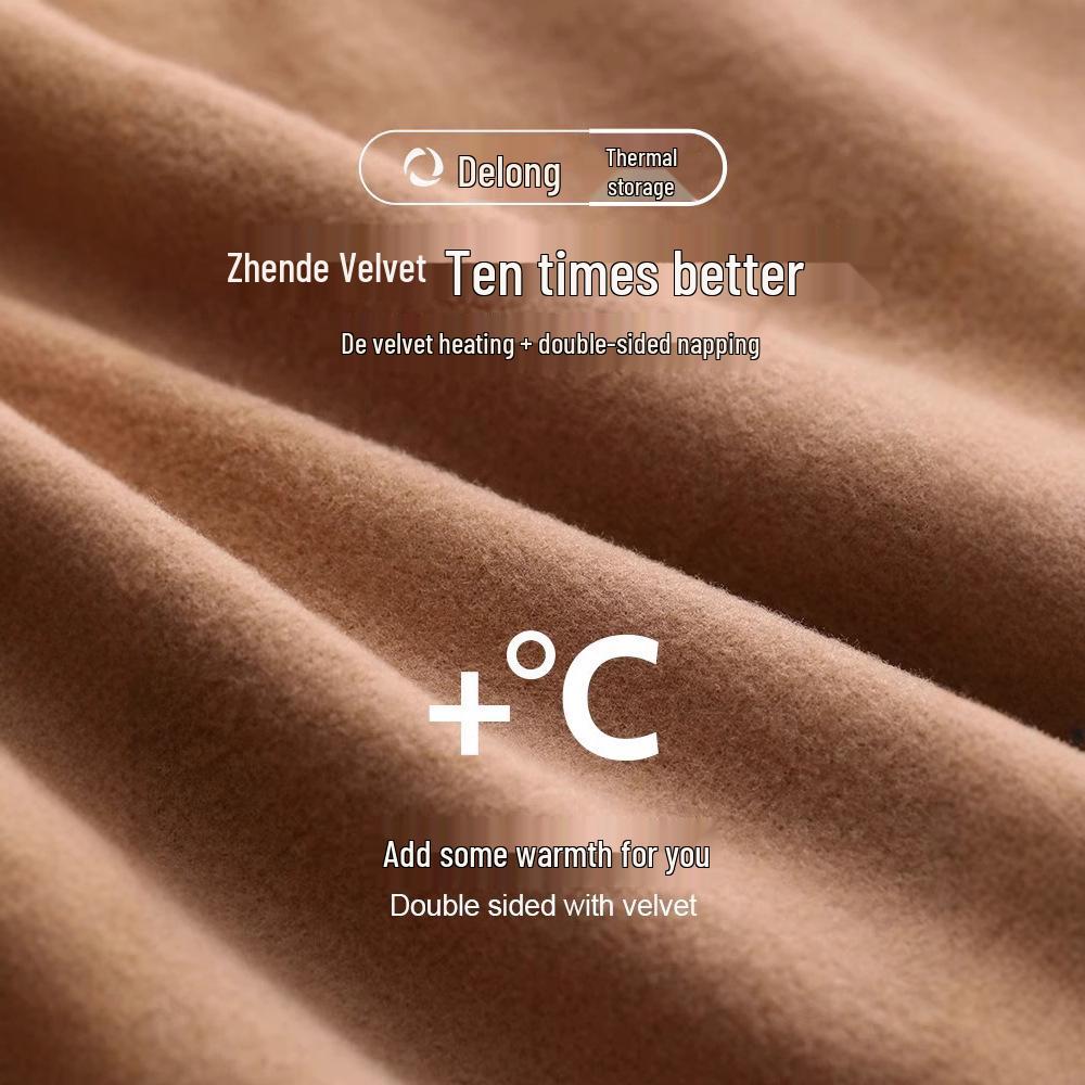 Damen Slim Fit Rippstrick Langarmtop - Fleecegefütterter Rundhalsausschnitt für Herbst/Winter 2024