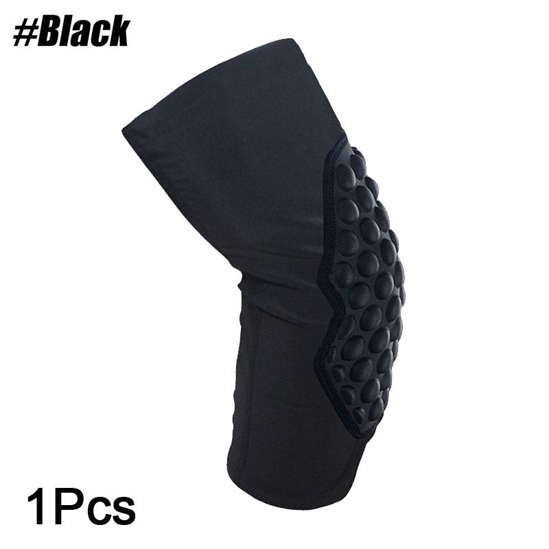 

1/2 шт. наколенники, компрессионные рукава для ног для баскетбола, волейбола, футбола, противоскользящие наколенники, молодежные, взрослые M