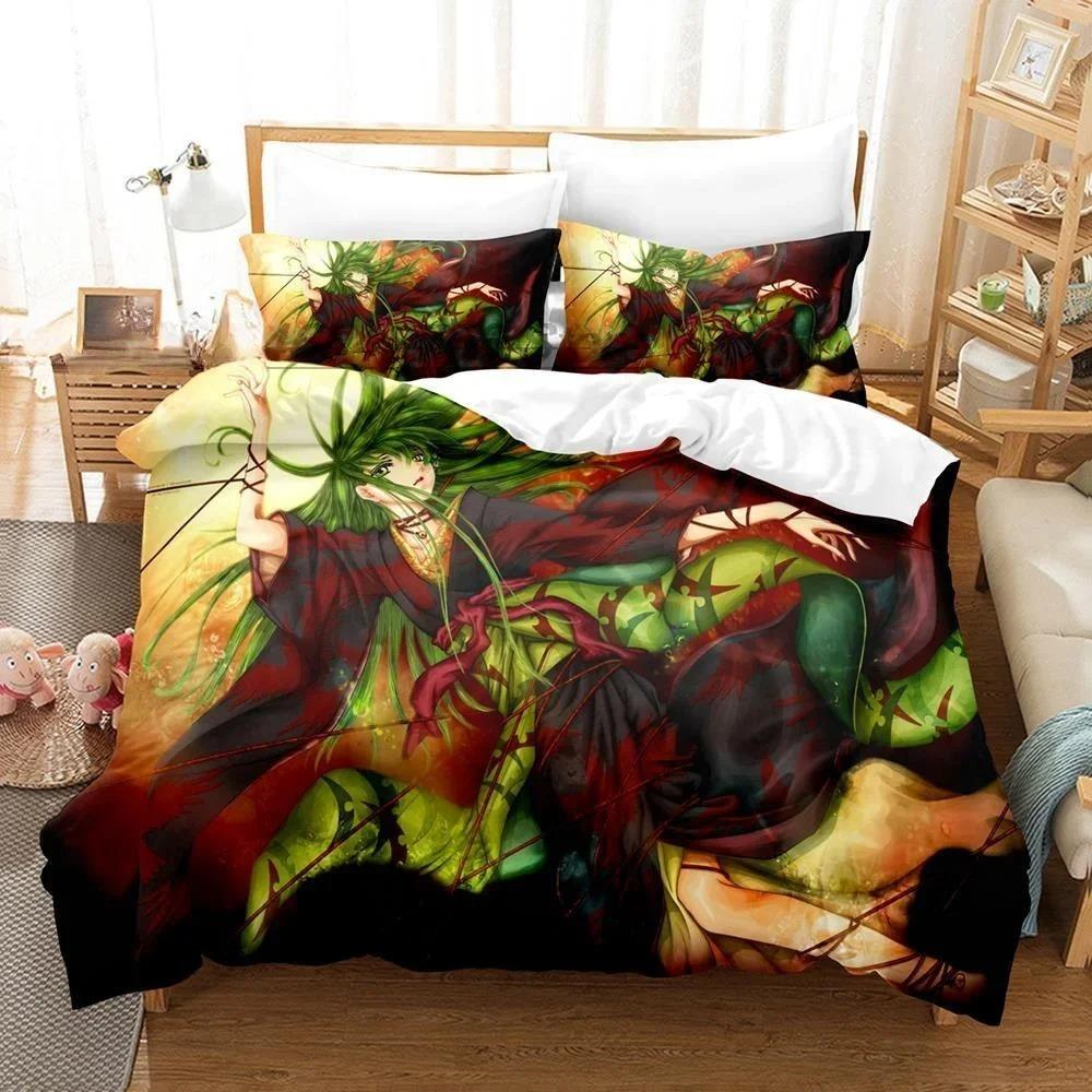 Fashion 3D Print Anime Code Geass Bedding Set Single Twin Full Queen King Size Bed Set Teenager Bedroom Sheet Set Home Textiles