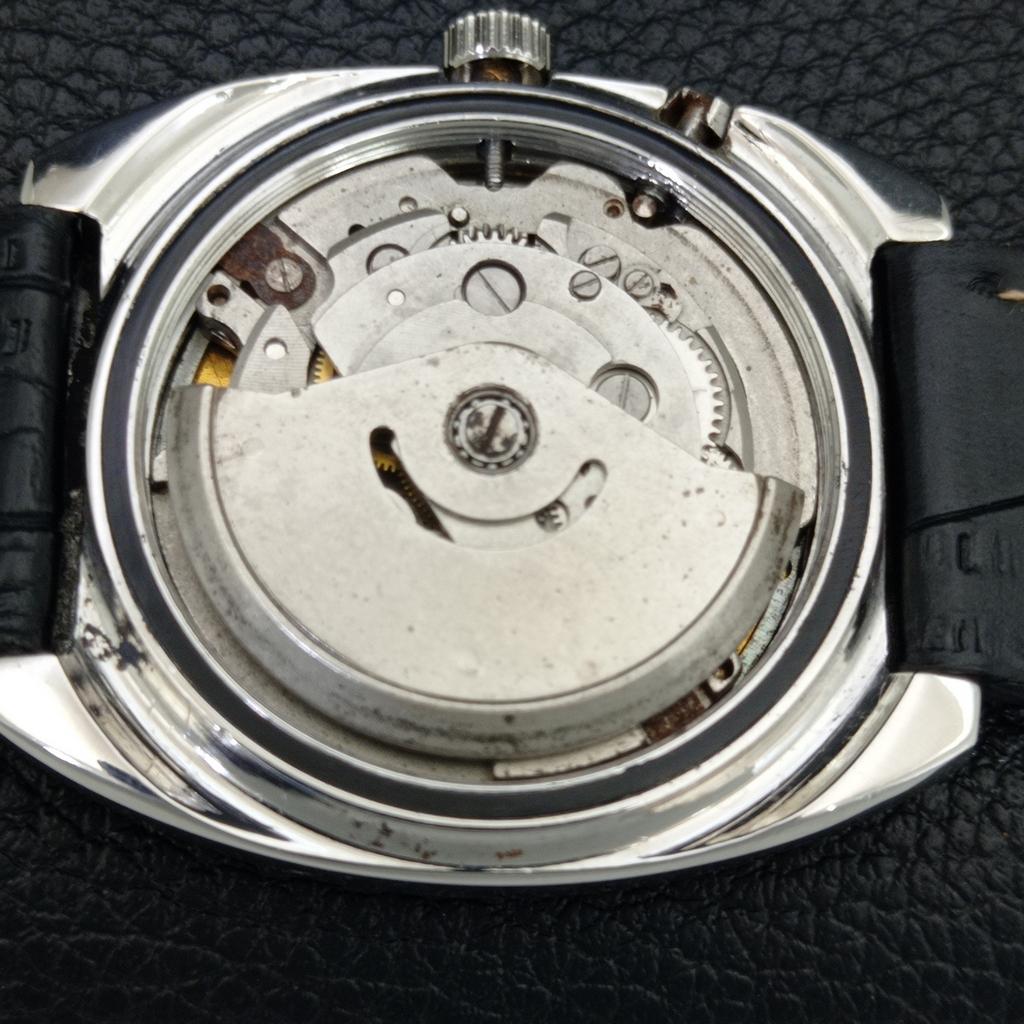 VINTAGE RICOH R31 AUTOMATIC JAPAN MENS BLACK COLOR DIAL WATCH a707963-1