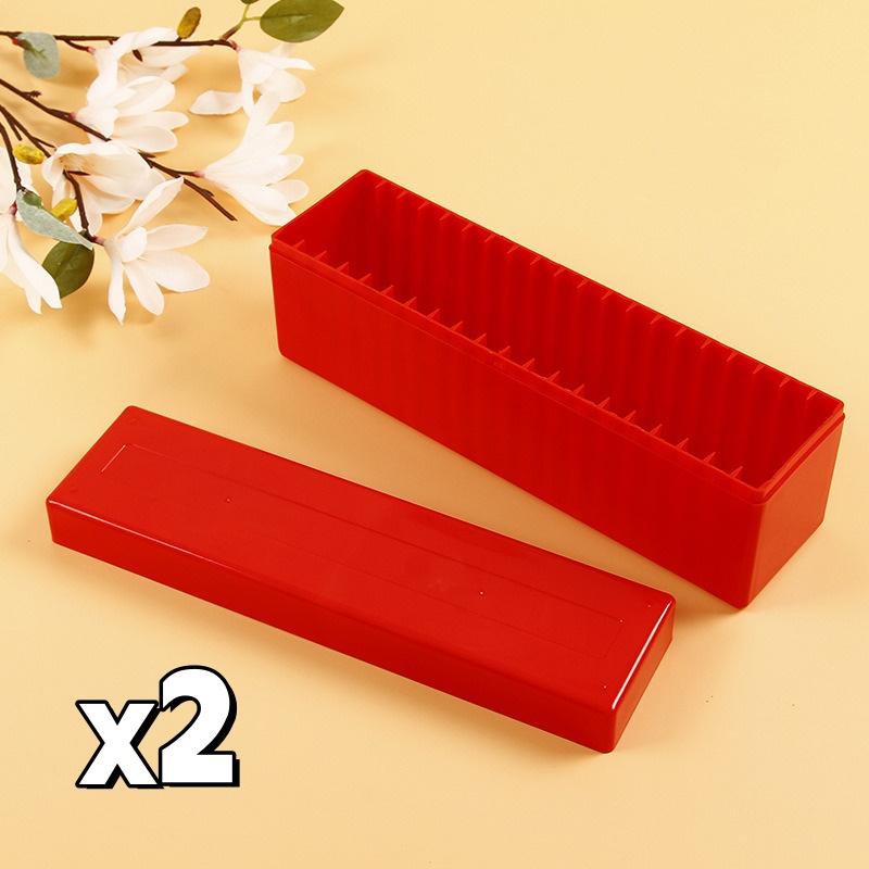 1/2pcsPlastic 20-slot Coin Slab Holder Storage Box Case for PCCB NGC Commemorative Coin Collection Organizer Collectors Supplies