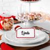 50 Pack Christmas Hat Table Place Cards for Holiday Party Seating