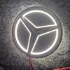 9,5cm Auto Heckklappen Emblem ABS LED Abzeichen Licht Zubehör für Mercedes Benz S350 S300L S A B C E Klasse GLA GLK ML GL GLC GLE LF4