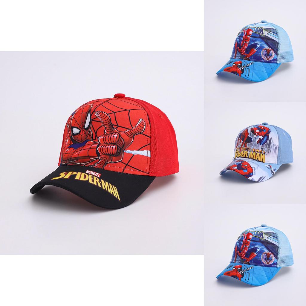 Childrens Cartoon Spider Man Baseball Cap With Breathable Polyester For Summer Outdoor Play