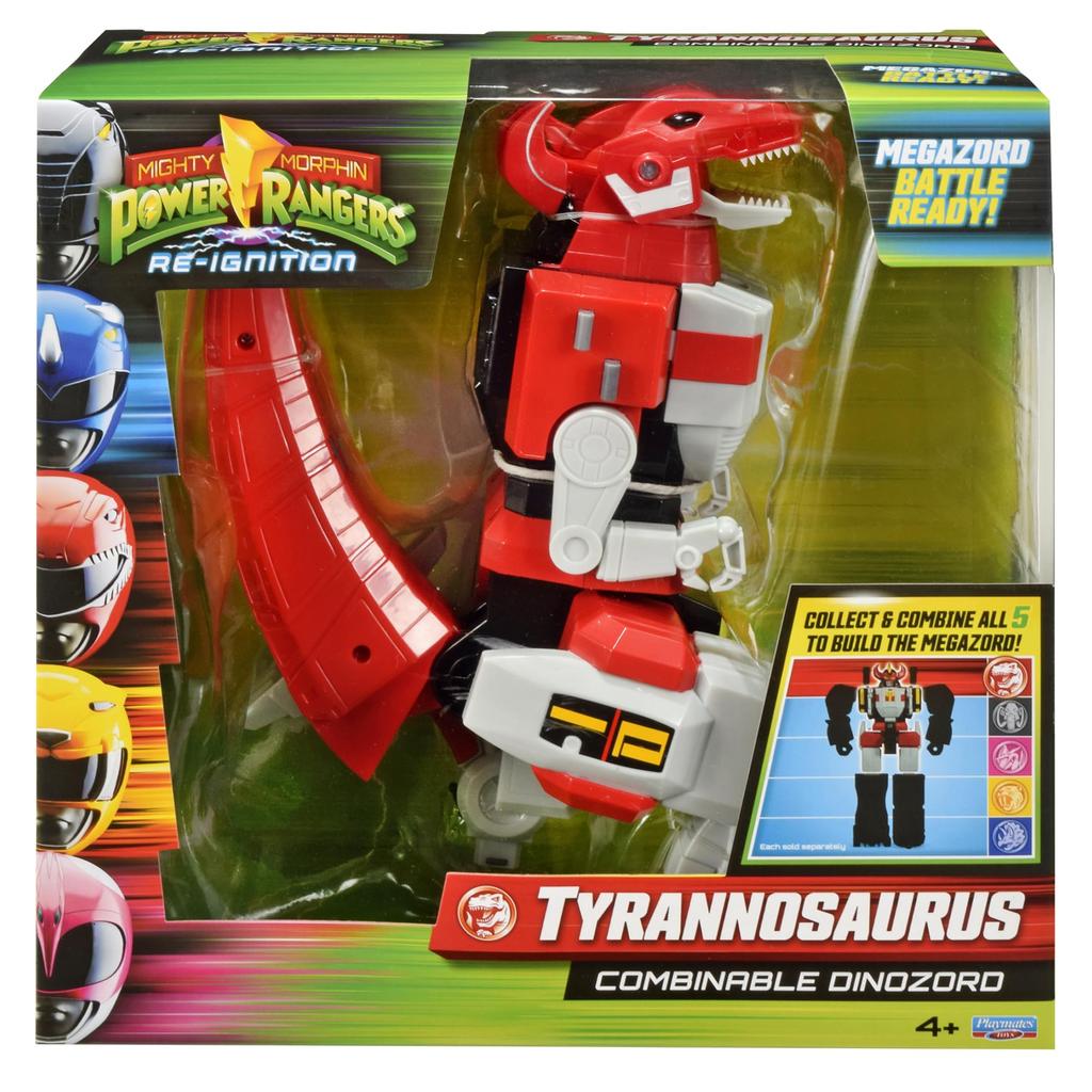 Playmates Toys Mighty Morphin Power Rangers Tyrannosaurus Combinable Dinozord