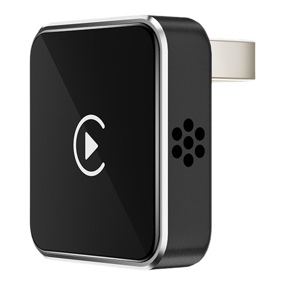 

2 в 1 Бездротовий адаптер CarPlay Android Auto Carplay AI Box Auto Connect Бездротовий адаптер CarPlay для заводських дротових автомобілів CarPlay чорний
