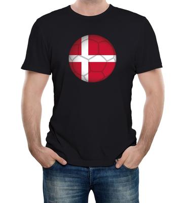 Herren Dänemark Fußball Fan T-Shirt Herren Damen T-Shirts Top Weltmeisterschaft Europameisterschaft Copa America Land