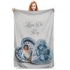 American Singer Lana Del Rey Blanket Pop Culture Music Flannel Novelty Soft Throw Blanket for Home Spring/Autumn