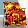 Manchester Personalized Name Blanket Multi-purpose Personalized Blanket Warmthful Decor Throw For Seaside Chair Office Livingroom