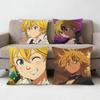 De Zeven Hoofdzonden Meliodas Kussensloop Bank Woonkamer Slaapkamer Hoofdeinde Rugleuning Kussen Vierkant Kussen Slaap Tijd