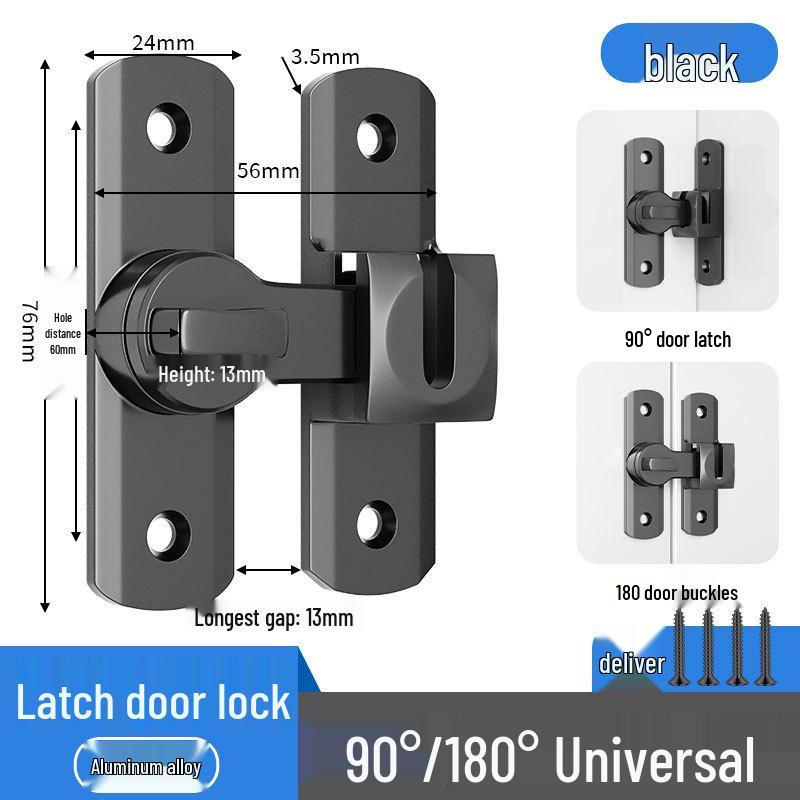 Aluminum Alloy Sliding Door Lock Clasp