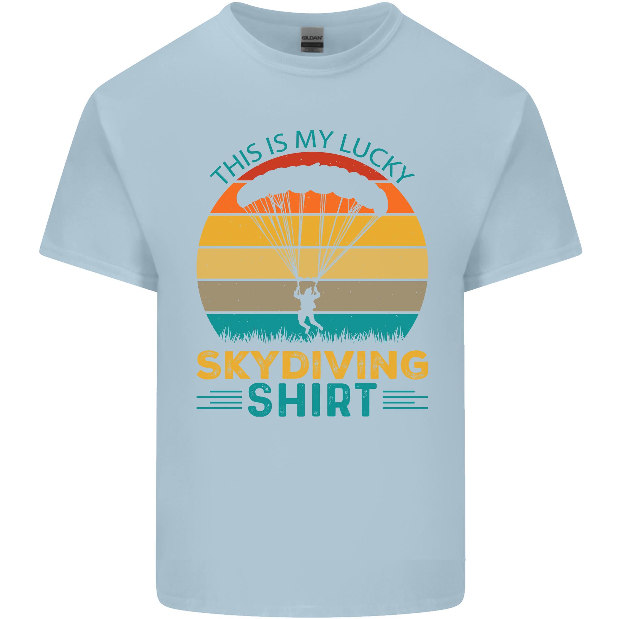 My Lucky Skydiving Funny Skydiver Unisexs Light Cotton TShirt S