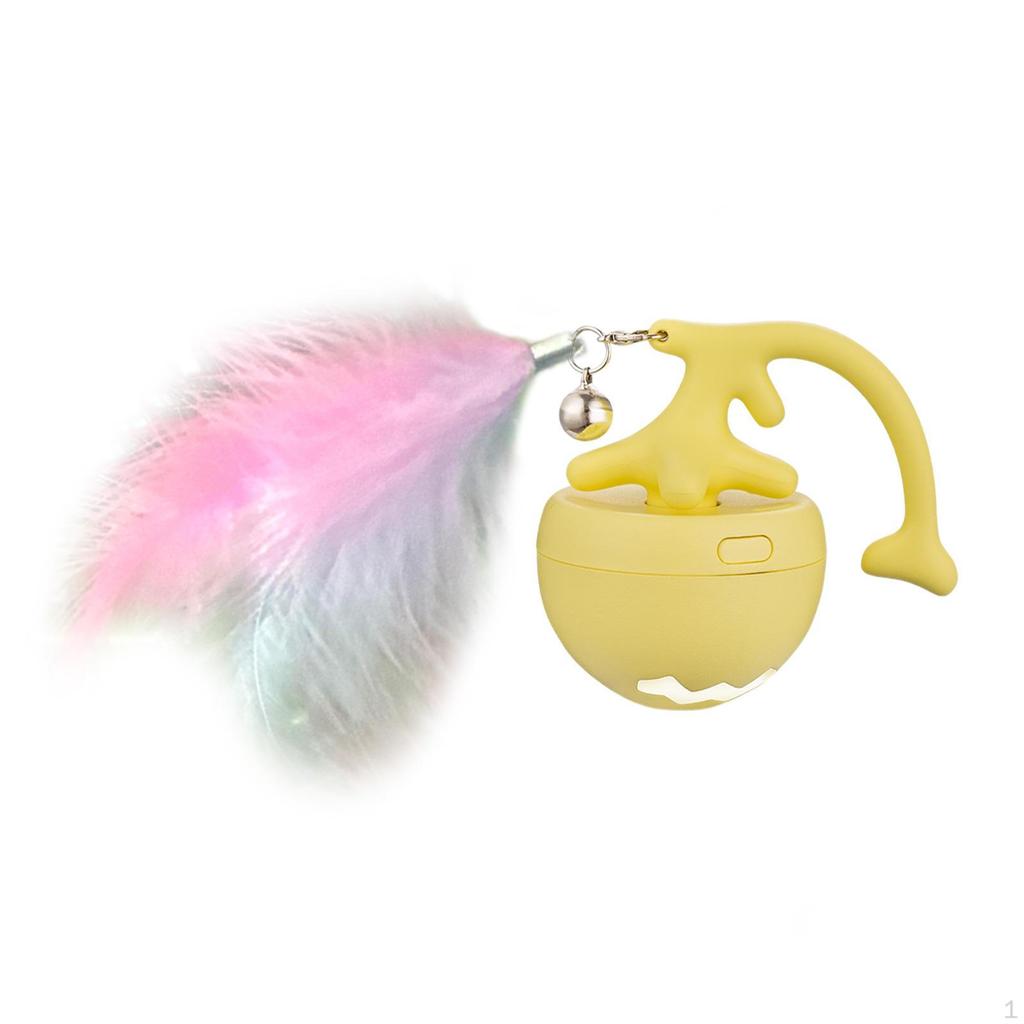 Interactive Cat Toy Automatic Moving Ball Portable with Light Pet Exercise Rolling