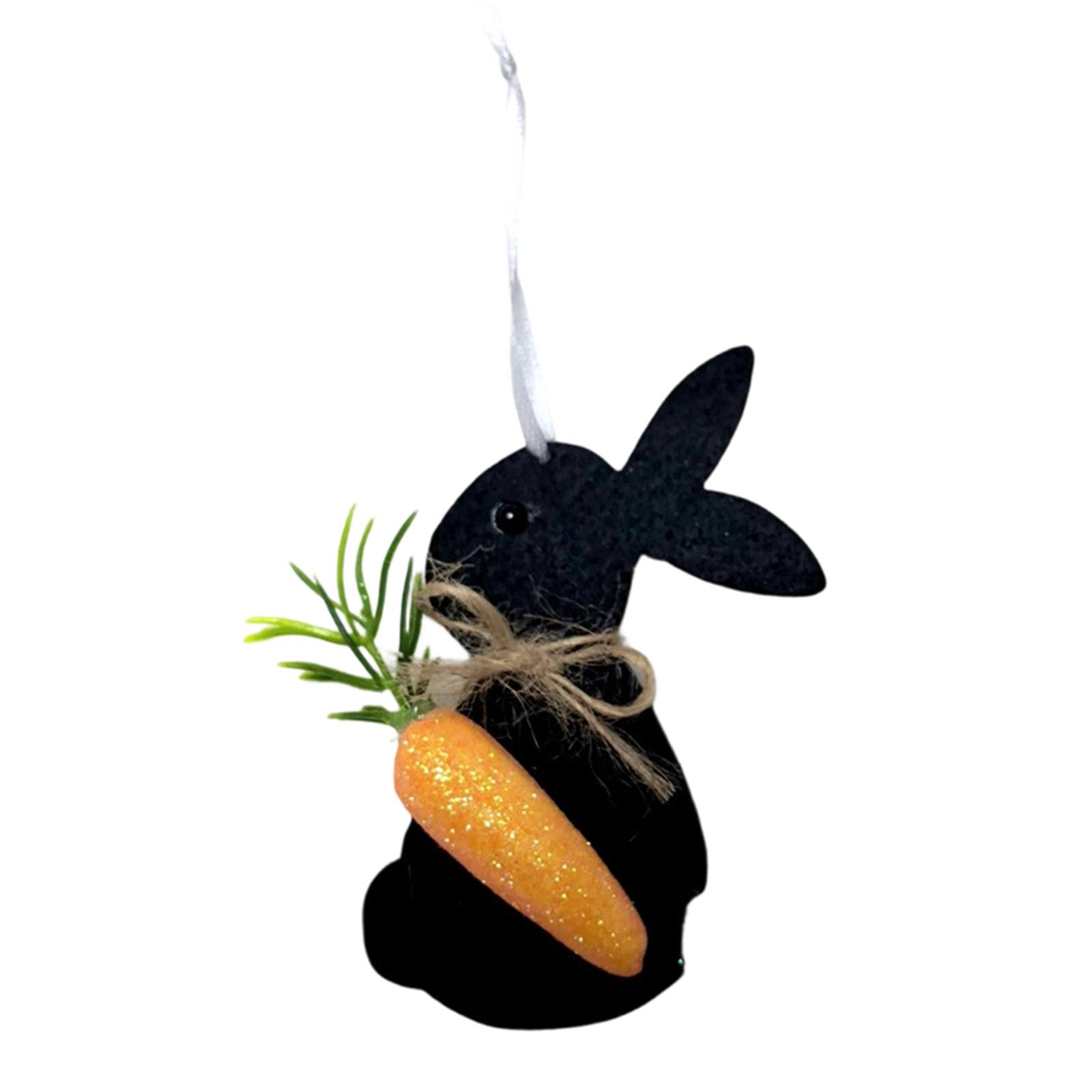

Easter Pendant Easter Cute Carrot Decoration Pendant One Size чёрный
