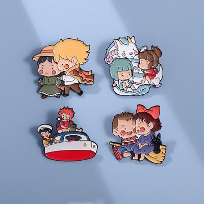 Vynikající kovová odznáčková ozdoba anime postavy ve verzi Q - Všestranná, špičková, kreativní design