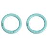 2/5/10Pcs Alloy Spray Painted Open Ring Spring Buckle Clasps For Key Bag Accessories