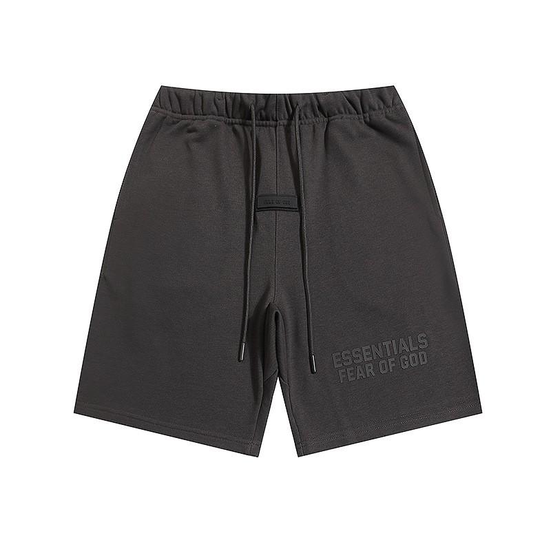 FOG ESSENTIALS Pánské bavlněné kraťasy Volný střih Streetwear Ležérní teplákové